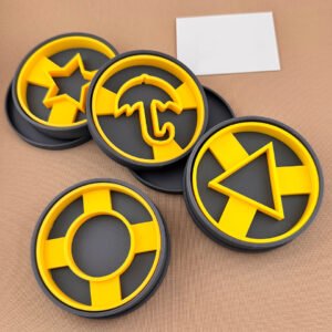 Squid Game Cookie Cutters – Dough Stampers