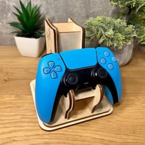 Wooden Gamepad Stand Holder